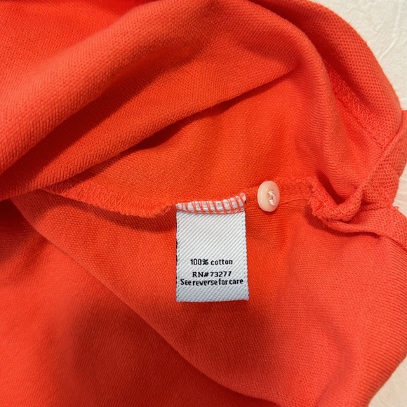 Men’s Croft &Barrow Polo in a watermelon color. XXLTall. 3 button closure. - Picture 6 of 7